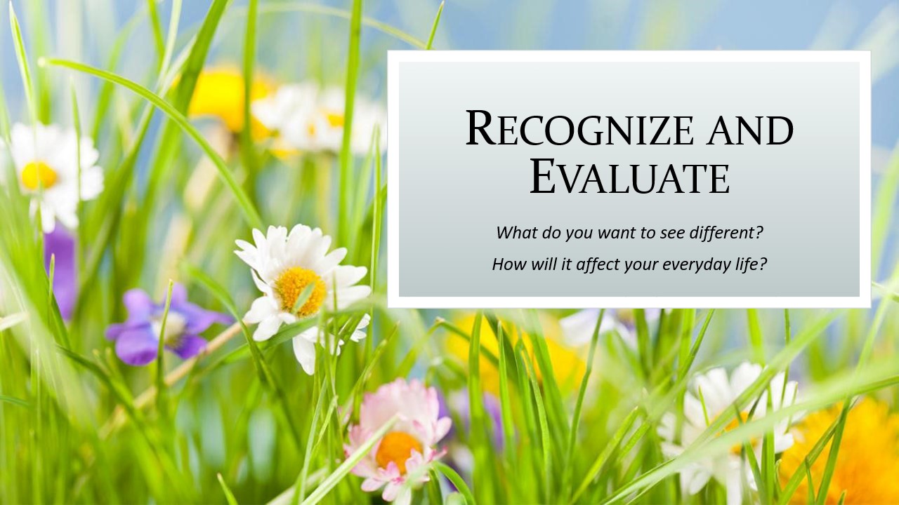 Recognize and Evaluate Challenges